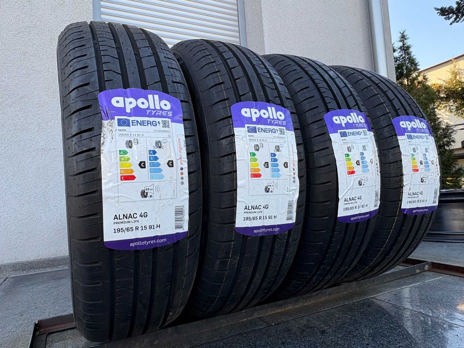 4szt NOWE Lato 195/65R15 Apollo Alnac4G prod. 2022r 91H C,C,69db