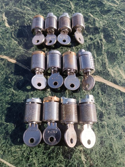 Wkładka z kluczykiem do klamki chłodni