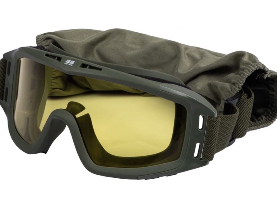 Маска тактична захисна 2E Hawk Anti-fog з сумкою і 3 лінзами