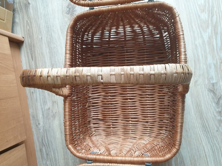 Kosz wiklinowe  piknikowy, na grzyby