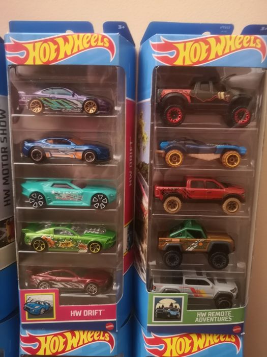 Hot wheels zestaw 5 aut