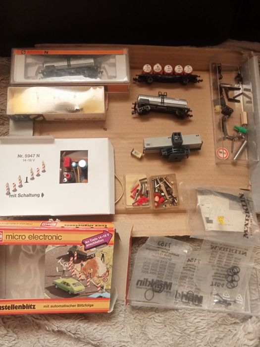 Kolejka skala N , wagony dodatki tory dla dzieci