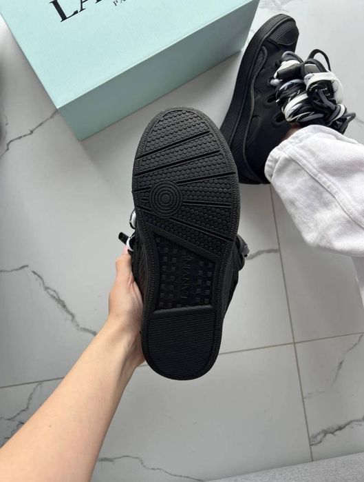 Кросівки Lanvin Curb Кроссовки Ланвин Black Rope Laces Mix: 3 350