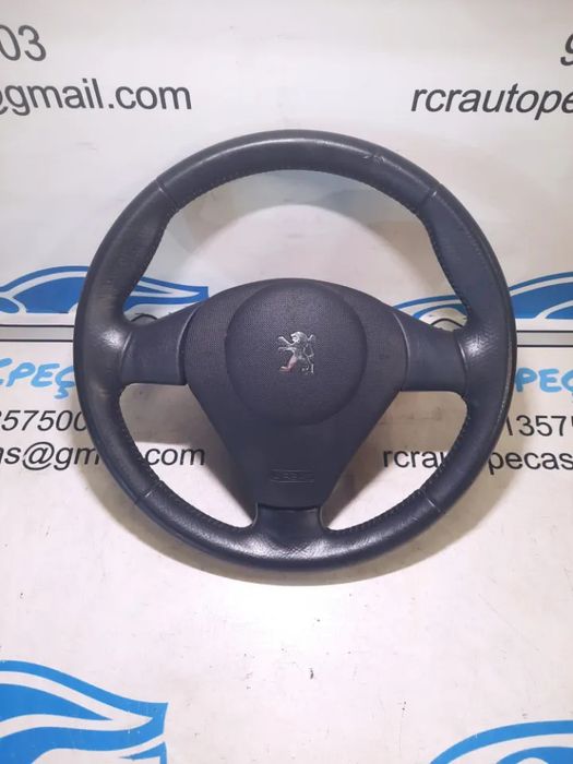 VOLANTE GUIADOR COMPLETO PEUGEOT 1007 PELE AIRBAG 96506736NP 4109FP 96441877 4112HE