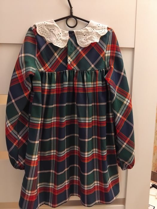 Сукня святкова  клетинка