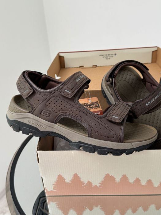 Мужские босоножки на липучках Skechers 39/41/42/45/46р