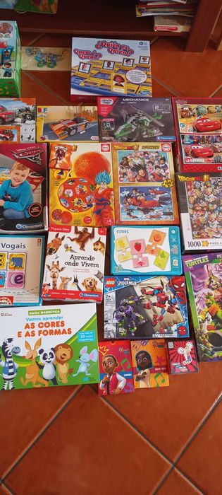 Jogos e puzzles para crianças