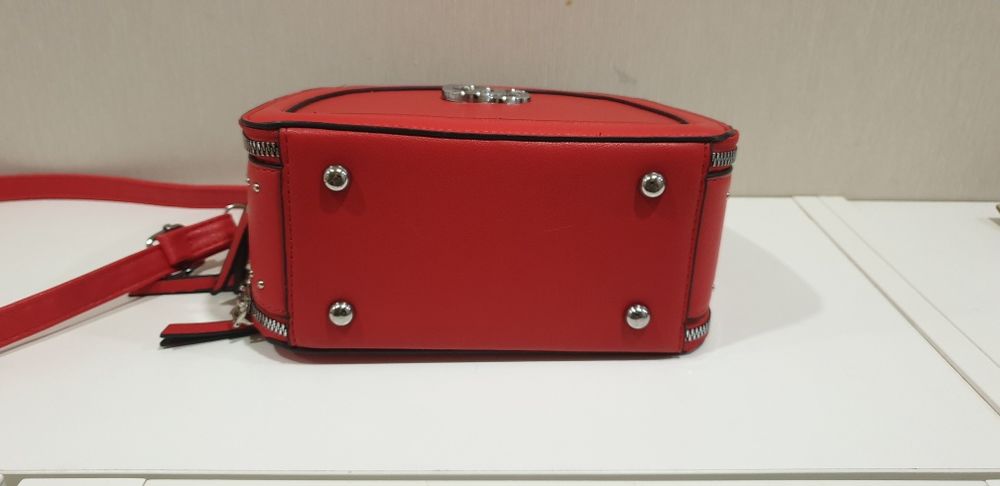 Сумка женская красная