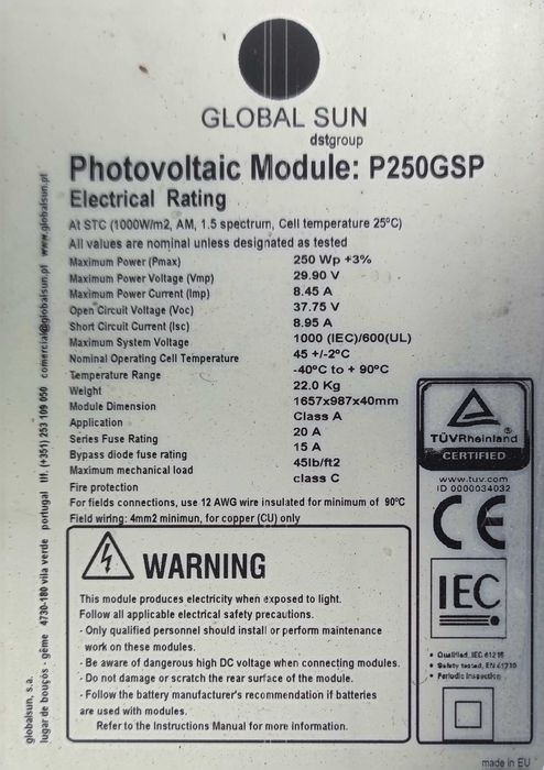 Vendo Painéis Solares