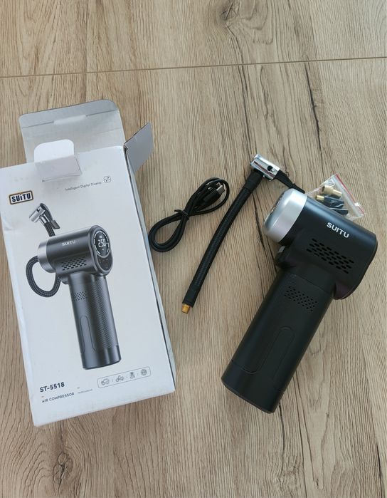 Kompresor ręczny na usb mały przenośny do opon auto rower