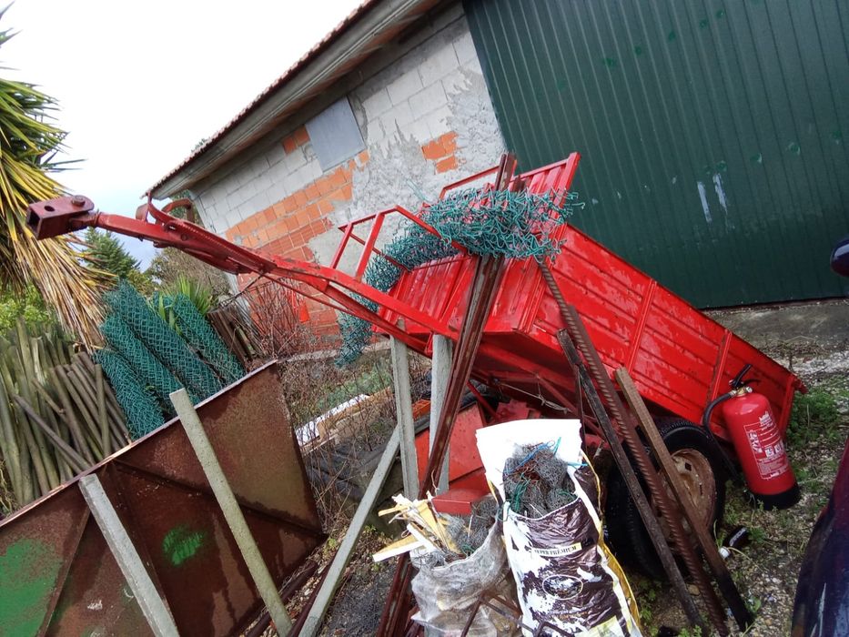 Reboque atrelado para motocultivador  - motoenxada apartir de 10cv