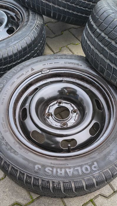 Felgi stalowe R15 4x108 ET27 + opony zimowe Wrocław Psie Pole • OLX.pl