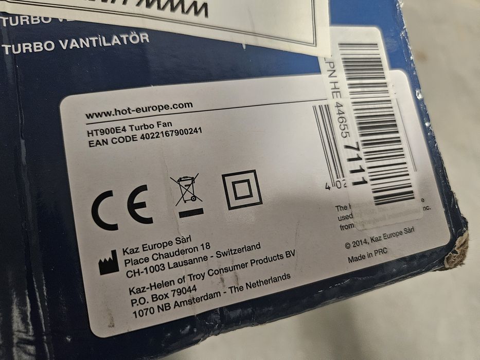 Nowy turbo mocny wiatrak HoneyWell - trenażer