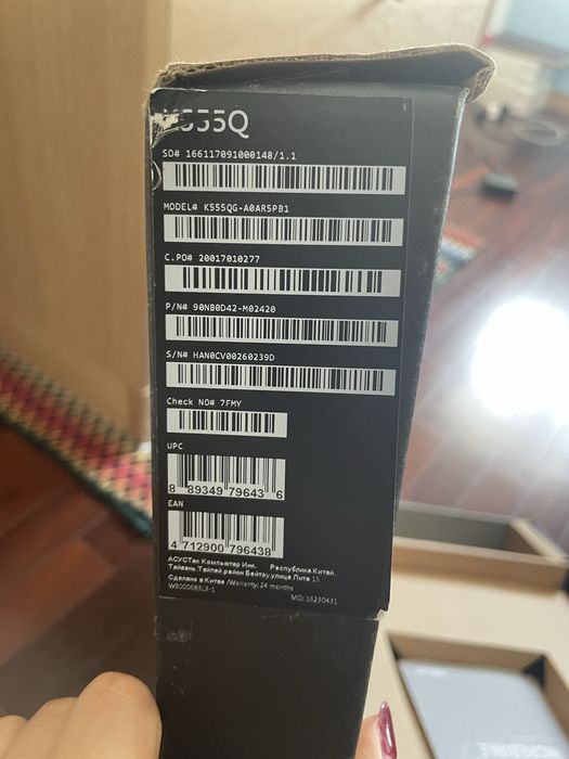 Computador Portátil  Asus K555QG