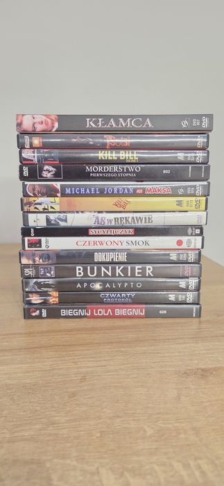 Filmy DVD 14szt jak na foto