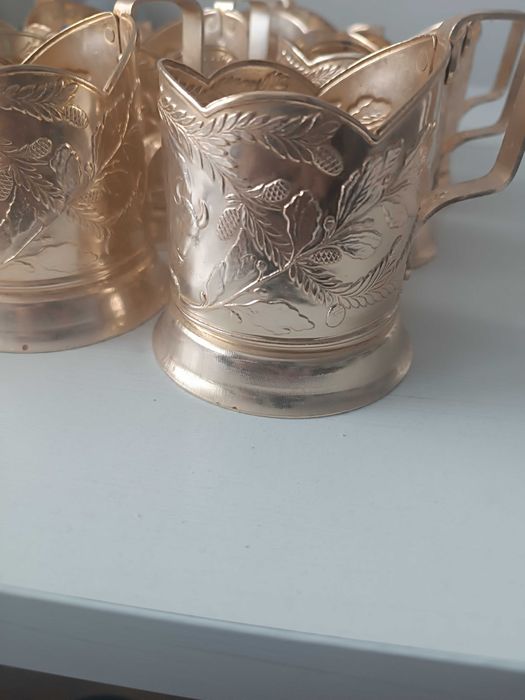 Koszyczki na szklanki vintage