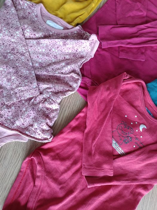 Body długi rękaw dziewczynka r.80