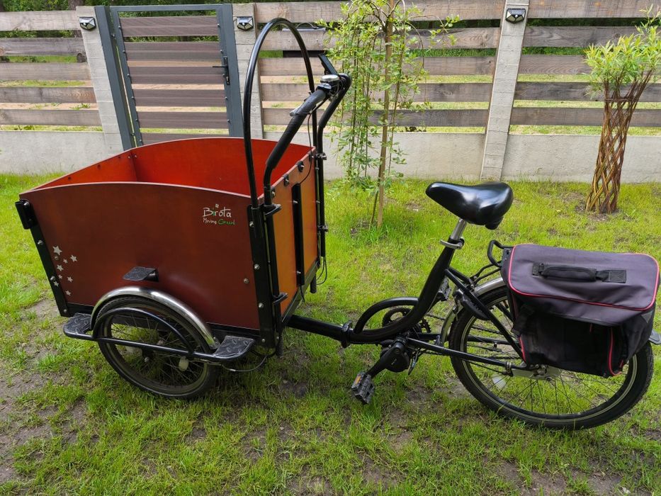 Rower cargo riksza elektryczna bafang