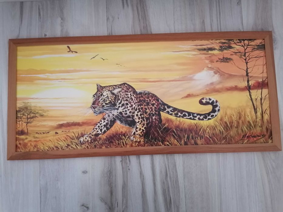Obraz wymiar 73 cm x 33 cm.