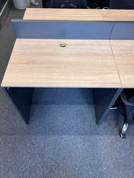 офісні столи з тумбою з поличками великі столи столешниця