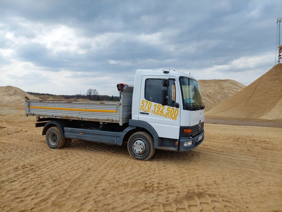 Uslugu transportowe Piasek kruszywa ziemia