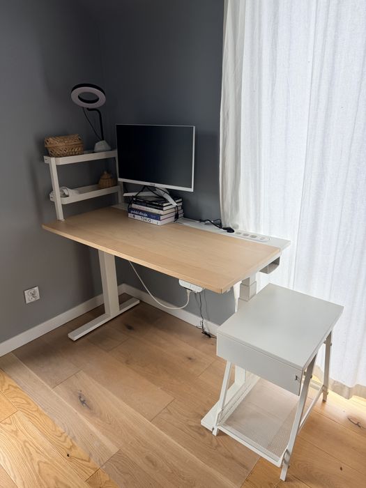 Biurko podnoszone elektryczne Mittzon Ikea