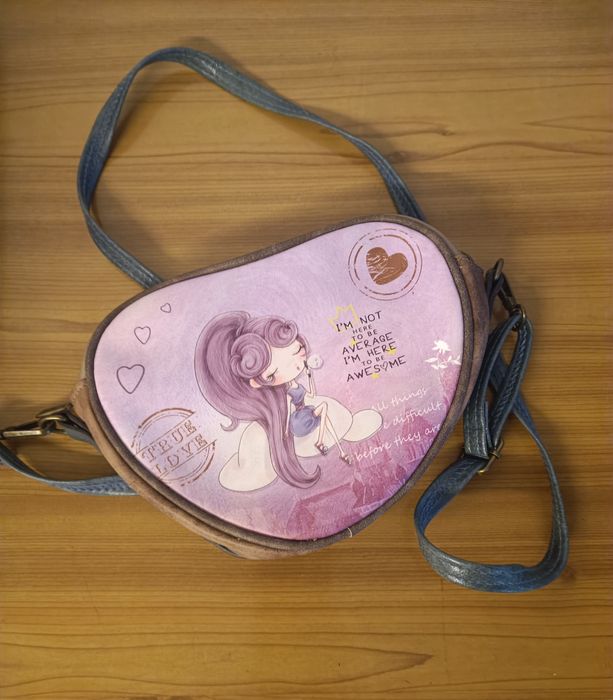 Bolsa pequena rosa velho NOVA