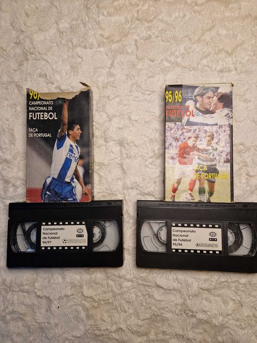 Cassete VHS campeonato nacional FC Porto 95/96 e 96/97