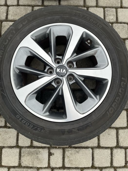 Alufelgi 5x114,3 18 cali Hyundai Tucson Ix35 Kona Kia Sportage Sorento opony lato 235/60/18