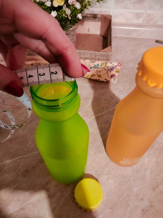 Стильная пластиковая бутылка для воды, напитков , спорта , 550 мл