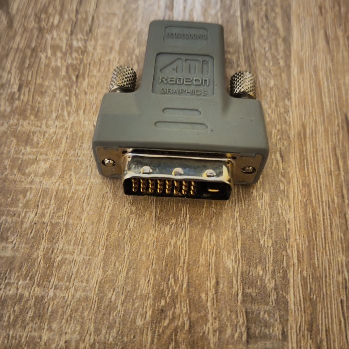 Кабель 4к адаптер  HDMI DVI-I (M)  VGA (F)