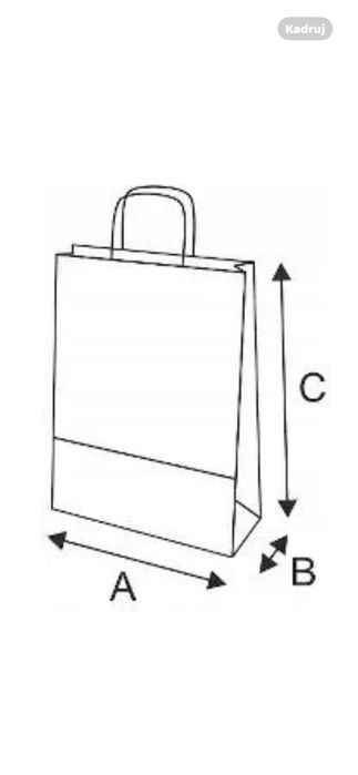 Torba papierowa z uchwytem