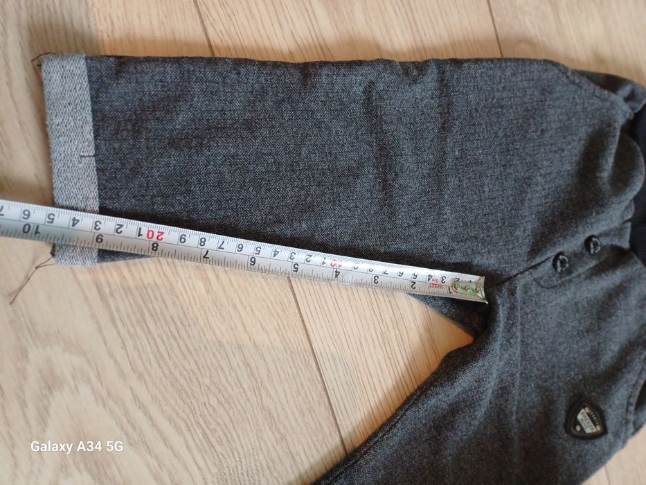 Elegancki komplet dla chłopca koszula + spodnie rozm. 86