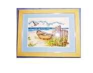 stary obraz haft krzyżykowy