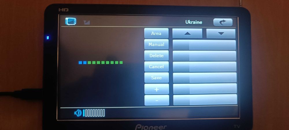 GPS навігатор-телевізор Pioneer PI-737TV
