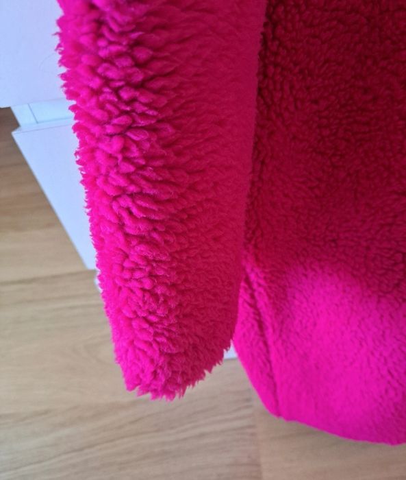 Casaco comprido rosa fushia tamanho únicoo