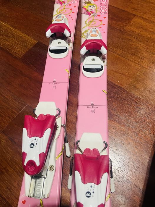 Buty narciarskie Salomon 22-22,5+narty Princess 110 cm