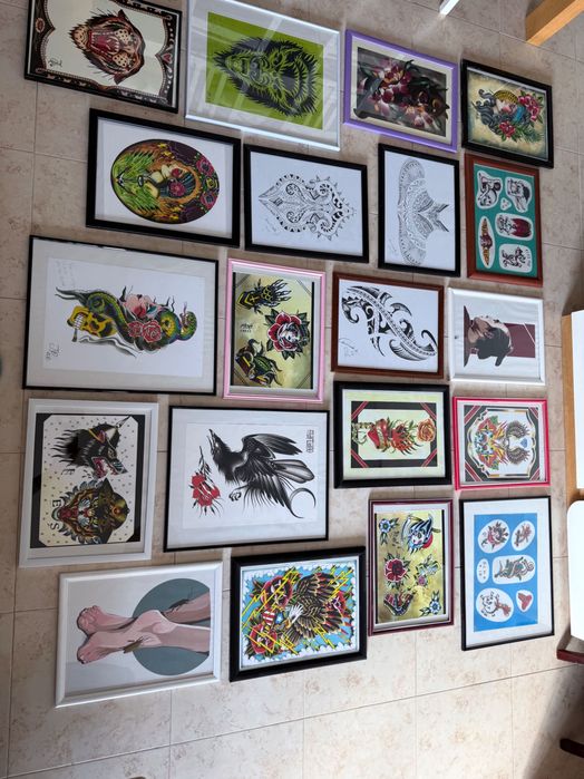 Para despachar - Molduras para decoração Studio de tatuagem