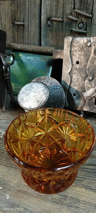 Szkło kolorowe PRL..