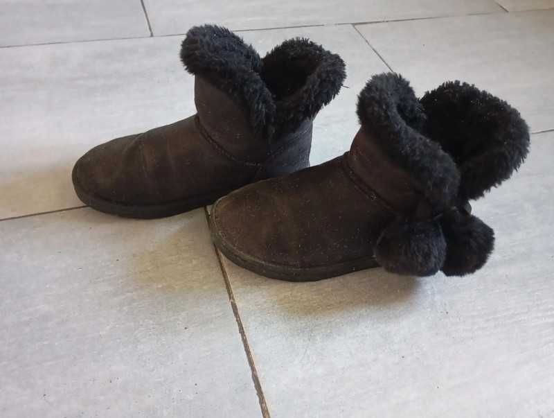 Botki buty ocieplane czarne r 31