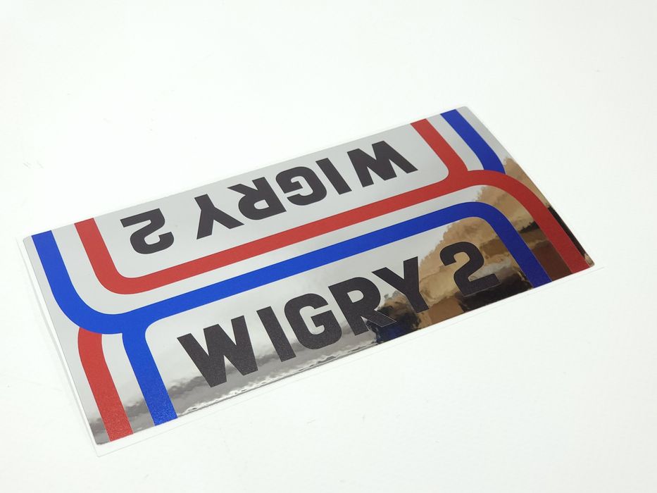NOWA Naklejka Romet Wigry 2 na ramę Emblemat