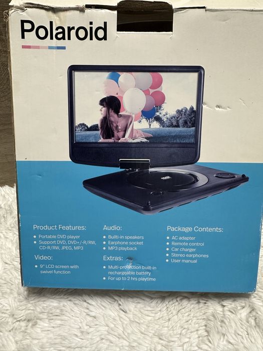 Przenośny odtwarzacz DVD Polaroid