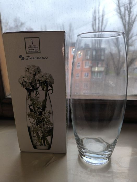 Стеклянная ваза  pasabahce