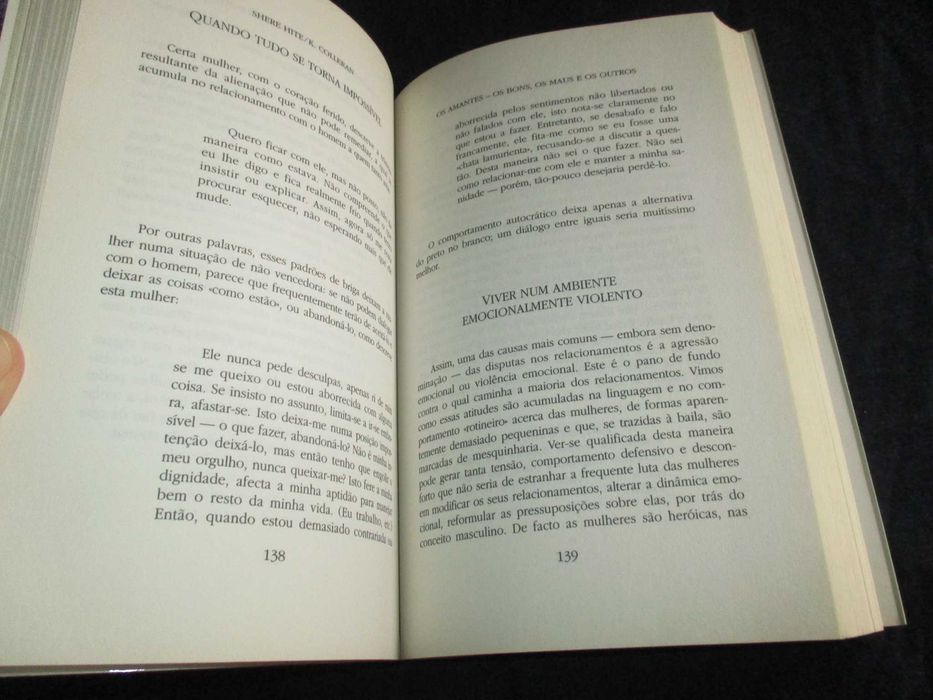 Livros Os Amantes Shere Hite e Kate Colleran