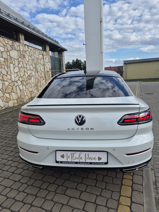 Volkswagen Arteon R-Line samochód, auto do ślubu, biała perła