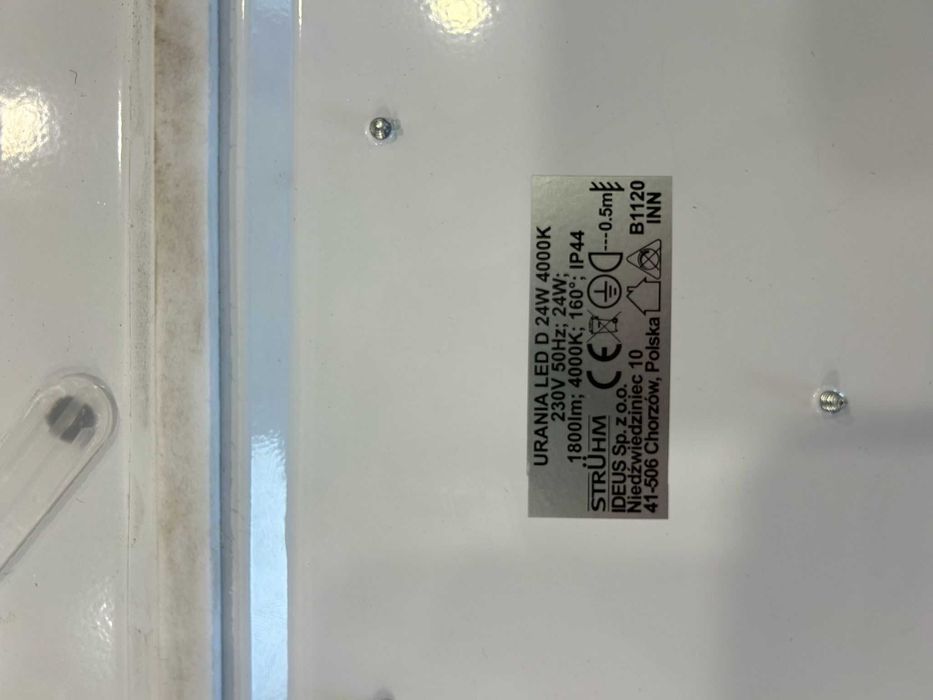 Painel LED Urania by Struhm 33x33cm 24w 4000LM