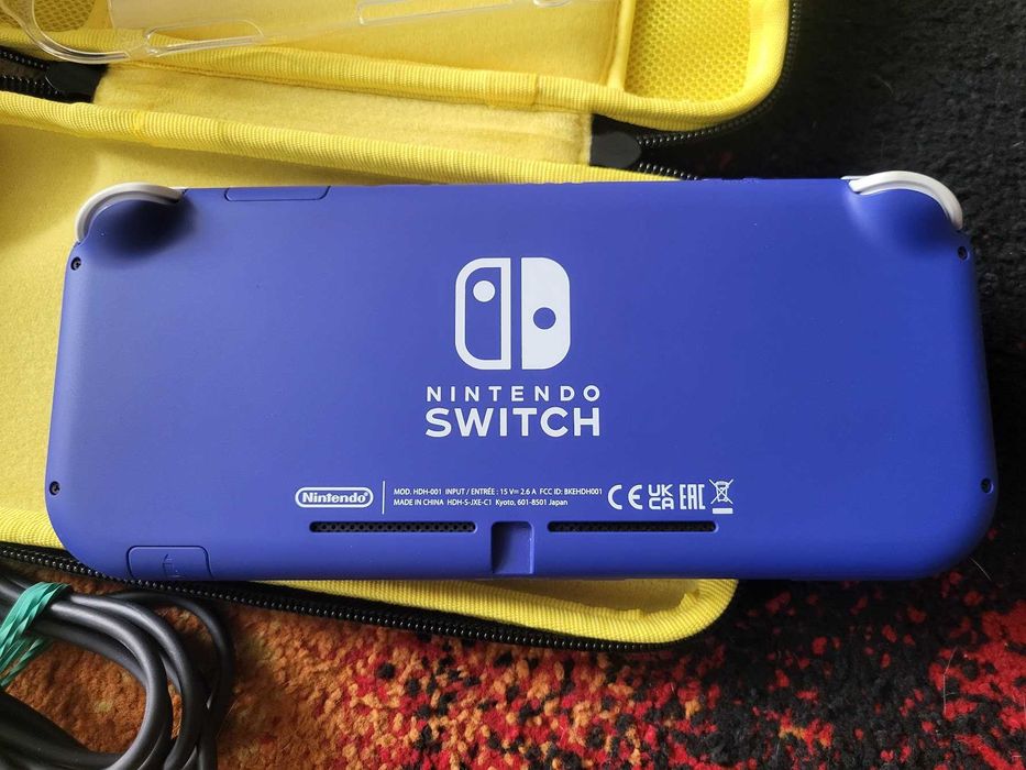 Konsola Nintendo SWITCH Lite Blue Niebieski 32GB + 32GB - Stan BDB