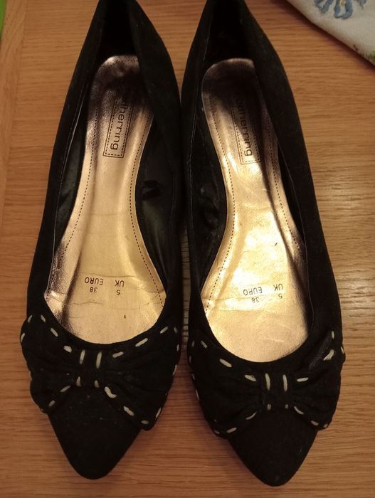 Baleriny czarne 38