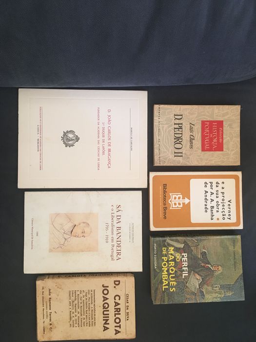 D. Pedro II/ Verney / Santarém/ Carlota Joaquina