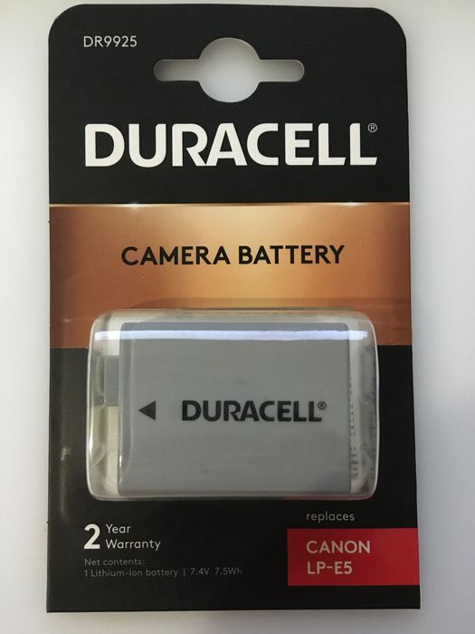 Bateria Duracell embalada nova nunca utilizada !